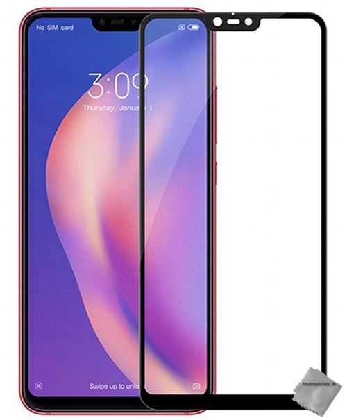 Film de protection verre trempe incurve integral pour Xiaomi Mi 8 Lite - NOIR
