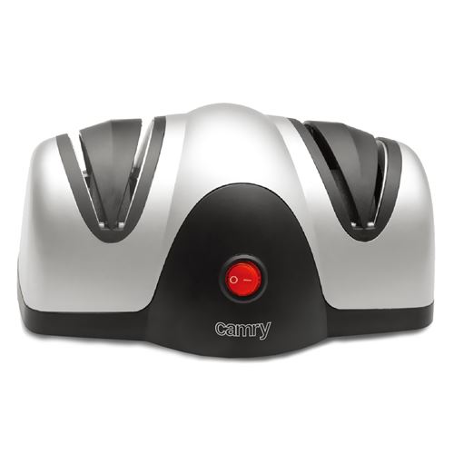 Camry CR 4469 Affûteuse de couteaux électrique professionnelle, guide d'angle Gris