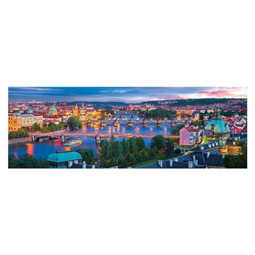 Puzzle panoramique Eurographics - Prague République Tchèque, 1000 pièces