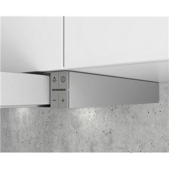 Siemens iQ300 LI64MA531 - Hotte - Téléscopique - Niche - largeur : 52.6 cm - profondeur : 29 cm - extraction et recirculation (avec kit de recirculation supplémentaire) - avec moteur interne - argent métallique