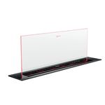 Neff N 90 I88WMM1S7 - Hotte - Courant descendant télescopique - Niche - largeur : 78.1 cm - profondeur : 12.3 cm - extraction et recirculation (avec kit de recirculation supplémentaire) - avec moteur interne - verre transparent