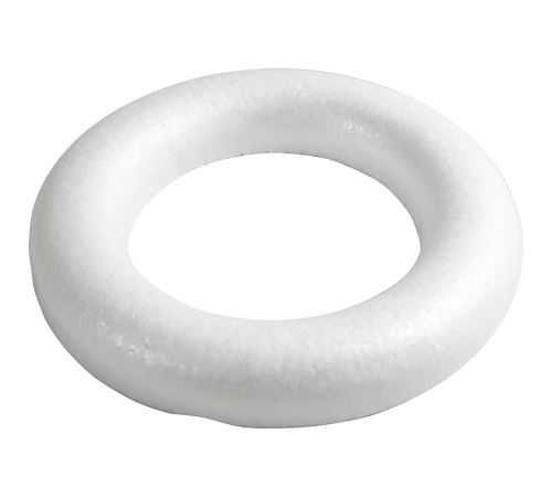 Anneau en polystyrène à dos plat - 30 cm