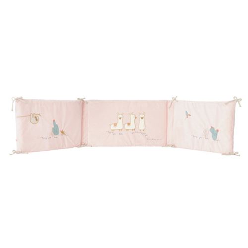 Tour de lit rose Veloudoux® 33cm Moris & Sacha