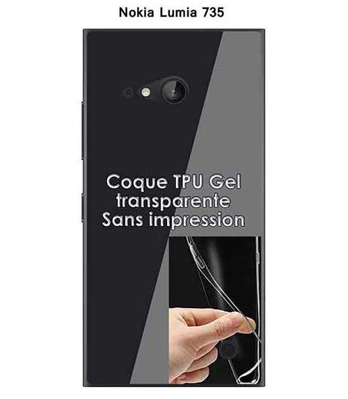 Coque Nokia Lumia 735 Transparente (TPU Gel souple)
