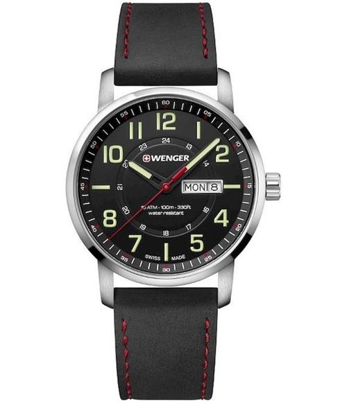 Wenger Montre Homme 01.1541.101 Noir