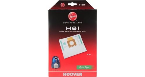 4 sacs H81 aspirateur HOOVER TX61PET - TELIOS EXTRA