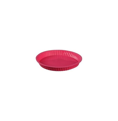 Moule à Tarte Silicone Bake 24cm Rose