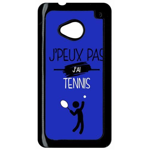 Coque htc m7 j peux pas j ai tennis 3