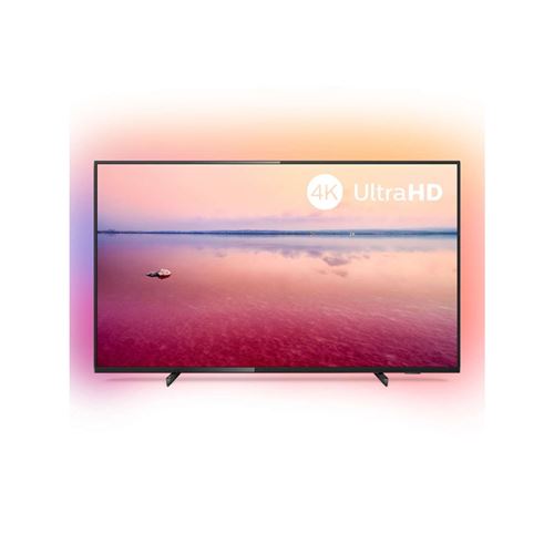 Philips 50PUS6704 - Classe 50 6700 Series TV LED - Smart TV - 4K UHD (2160p) 3840 x 2160 - HDR - Micro Dimming - noir ultra brillant