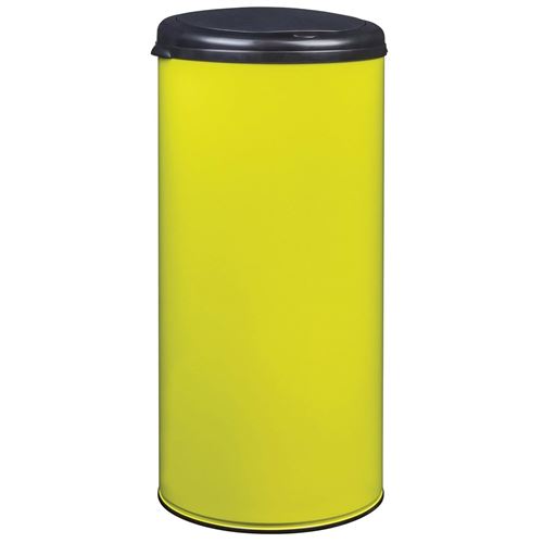 Poubelle à ouverture par pression 45L HANDTOUCH Rossignol Métal Jaune or