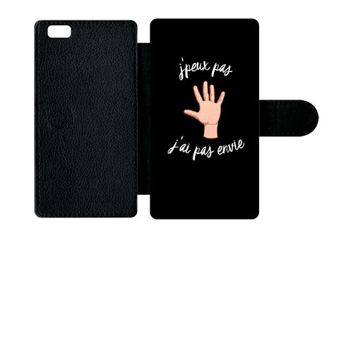 Etui À Rabat Huawei P8 Lite J Peux Pas J Ai Pas Envie