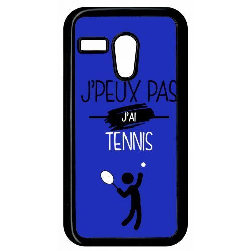 Coque motorola moto g j peux pas j ai tennis 3
