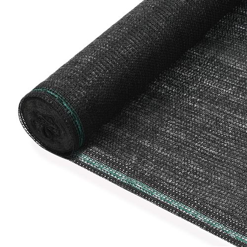 vidaXL Tennisnet 1,8x25 m HDPE zwart