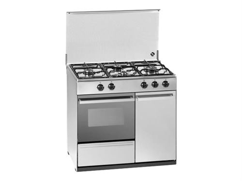 TRIOMPH TMB2940X - Cuisinière - pose libre - largeur : 88 cm - profondeur : 51.5 cm - hauteur : 82.5 cm - acier inoxydable