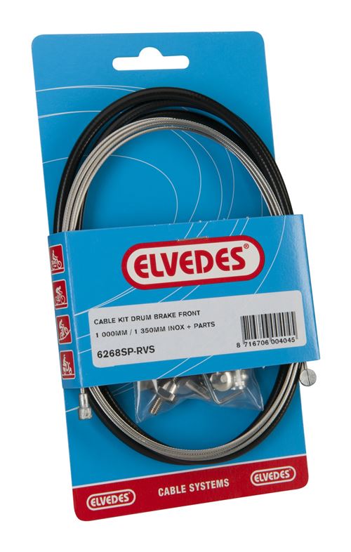 Elvedes tambour de frein fixé pour 1350/1000 mm noir / argent