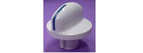 Bouton blanc 6h pour Cuisiniere Rosieres