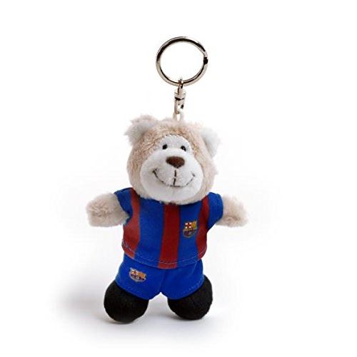 FC Barcelona – Porte-clés Bean Bag Ours, 10 cm (NICI 40410)