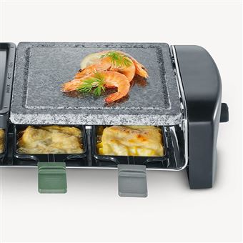 SEVERIN RG 9645 - Raclette/grill/pierre à griller - 1.4 kWatt - noir