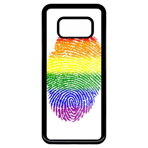Coque samsung galaxy s8 empreinte digitale drapeau gay pride