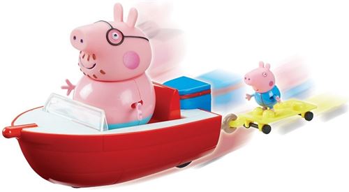 Peppa pig : le hors bord des vacances de papa pig et georges