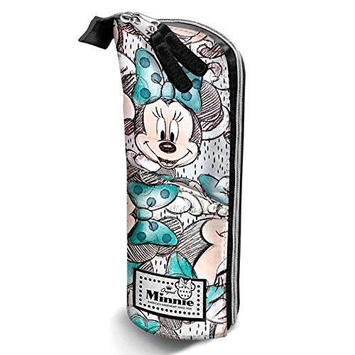 Karactermania Disney Classic Minnie Drawing-Vertical Pencil Case Trousses, 21 cm, Gris (Grey)