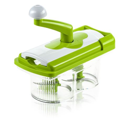 Genius A33887 Trancheuse Universelle, en Plastique, Vert, 27 x 13 x 12 cm, 21 unites
