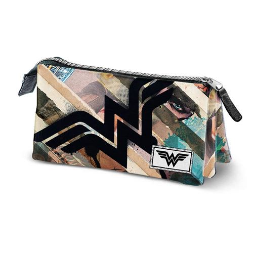 Karactermania Wonder Woman Collage-Triple HS Pencil Case Trousses, 24 cm, Marron (Brown)