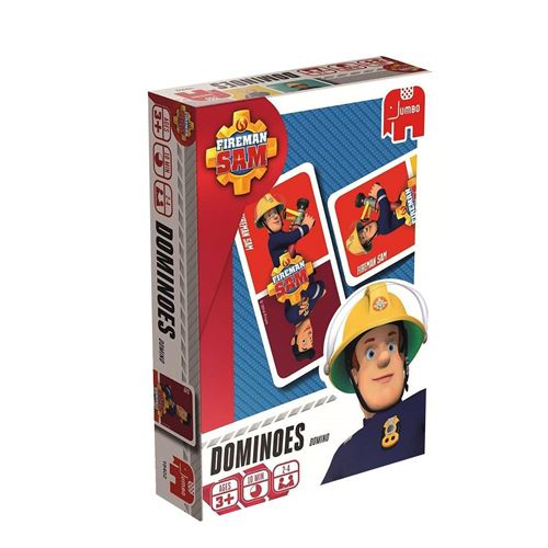 JUMBO 19402 Sam Le Pompier Jeu de Domino