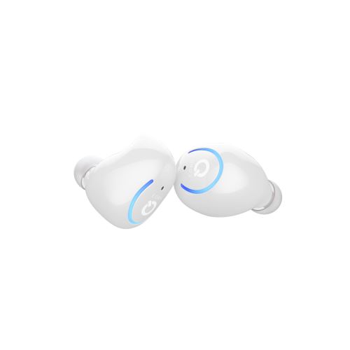 Ecouteurs Q18 Bluetooth 5.0, Binaural Sans Fil In-Ear Sport–Blanc