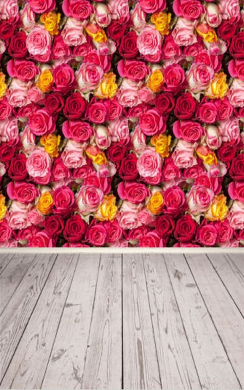 Rose fleur Valentine & 39; s Photo fond 1.5x2.1m / 5x7ft vinyle photographie