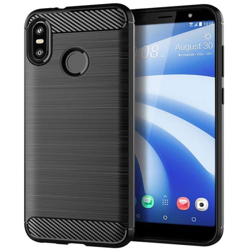 Etui Coque de protection durable souple pour HTC U12 Life - Noir