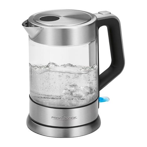 ProfiCook PC-WKS 1107 G - Waterkoker - 1.5 liter - 2200 W - roestvrij staal/zwart