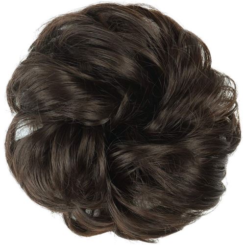 SHOP-STORY - Chignon magique ajustable Marron Foncé