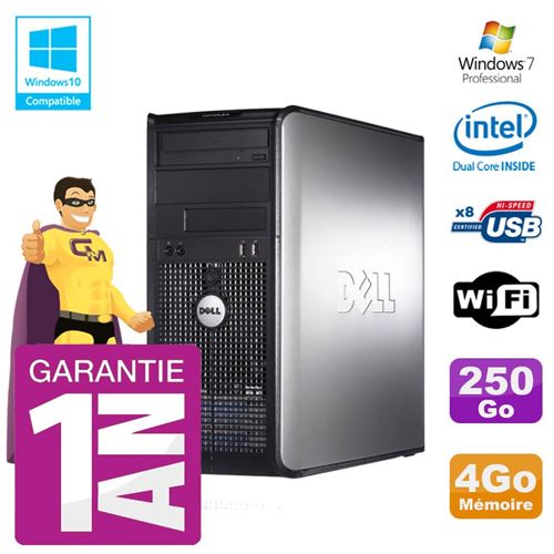 Acheter Pc dell 780 tour intel e5800 ram 4go disque 250go graveur dvd wifi w7 État correct - 119,00 € Pc dell 780 tour intel e5800 ram 4go disque 250go graveur dvd wifi w7 État correct - Dell reconditionné disponible sur Fnac