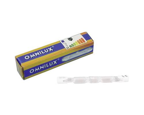 Ampoule halogène pour effet lumineux Omnilux 91100046 230 V R7s 80 W blanc