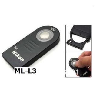 Ociodual Telecommande Infrarouge sans Fil pour Nikon D3200 D7000 D5000 D600 D80 D90 ML-L3 Noir 