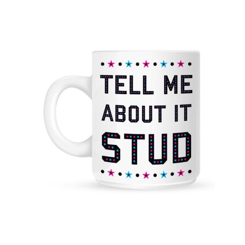 Grindstore - Tasse TELL ME ABOUT IT (Taille unique) (Blanc) - UTGR1277
