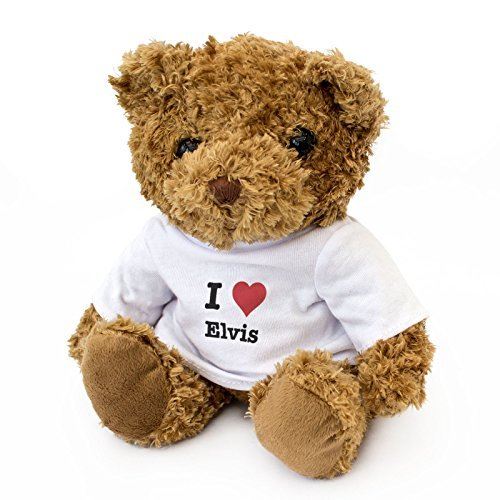 NEW - I LOVE ELVIS - Teddy Bear - Cute And Cuddly - Gift Present Birthday Xmas Valentine