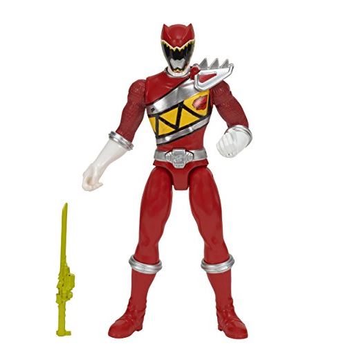 Power Rangers Dino Charge - Figurine d'action Red Ranger avec 10 sons de bataille