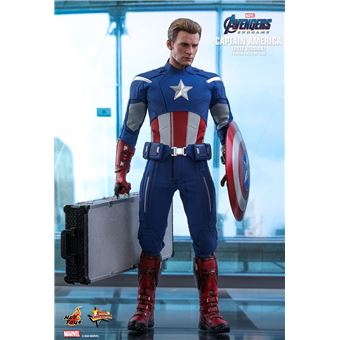 Figurine Hot Toys MMS563 - Marvel Comics - Avengers 4 : Endgame - Captain  America 2012 Version - Figurine pour enfant - Achat & prix