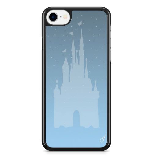 Coque Fifrelin Noire pour iPhone 5 et 5S et SE Disneyland Castle