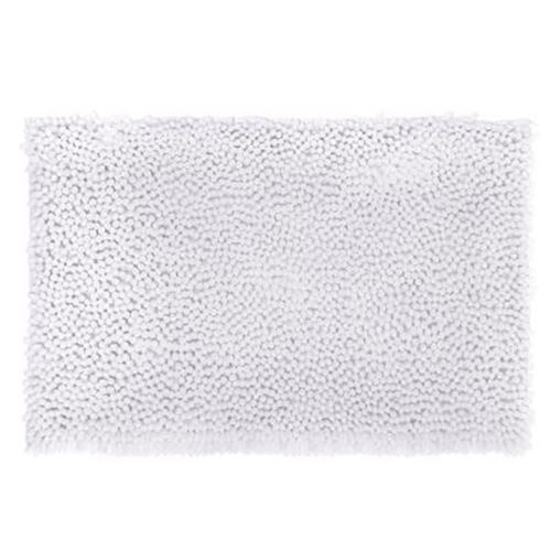Tapis de Salle De Bain Maxi Chenille 50x80cm Blanc