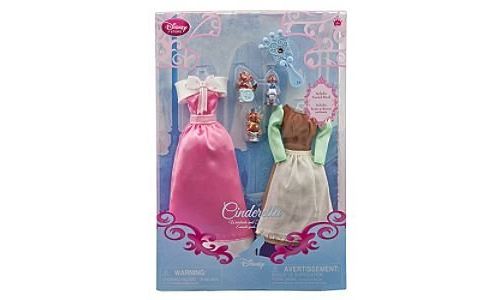 Disney Princess Cinderella Doll Wardrobe and Friends Set - 6-Pc.
