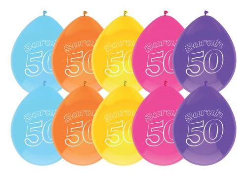 Haza Original ballons Sarah 10 pièces 30 cm multicolore