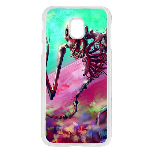 Coque Squellette Fun Compatible Galaxy J7 2017 Transparent