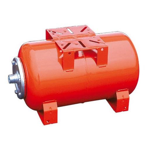 Réservoir pression à vessie interchangeable horizontal 8 bars - Capacité de 20 litres - Longueur: 500 mm - Hauteur: 275 mm