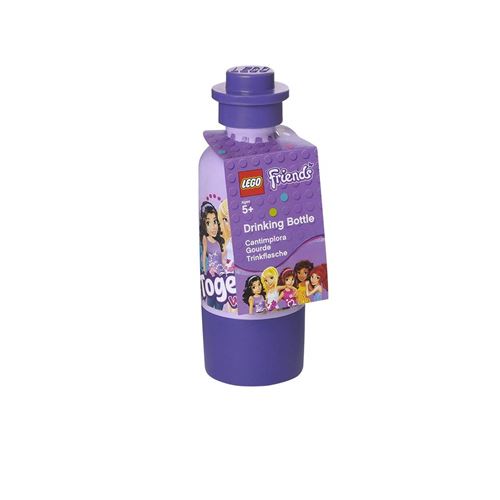 Lego Gourde Friends avec Tasse, 350 ML, Violet