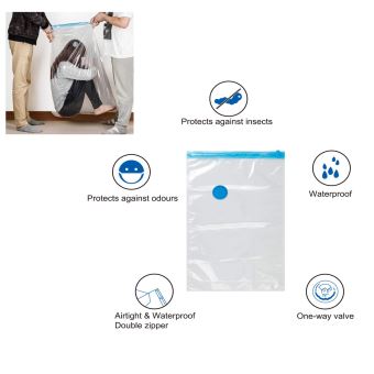Grand sac de rangement sous vide pour matelas en Latex, emballage mobile,  anti-poussière, Compression, sac sous vide, support organisateur pour  matelas, tapis