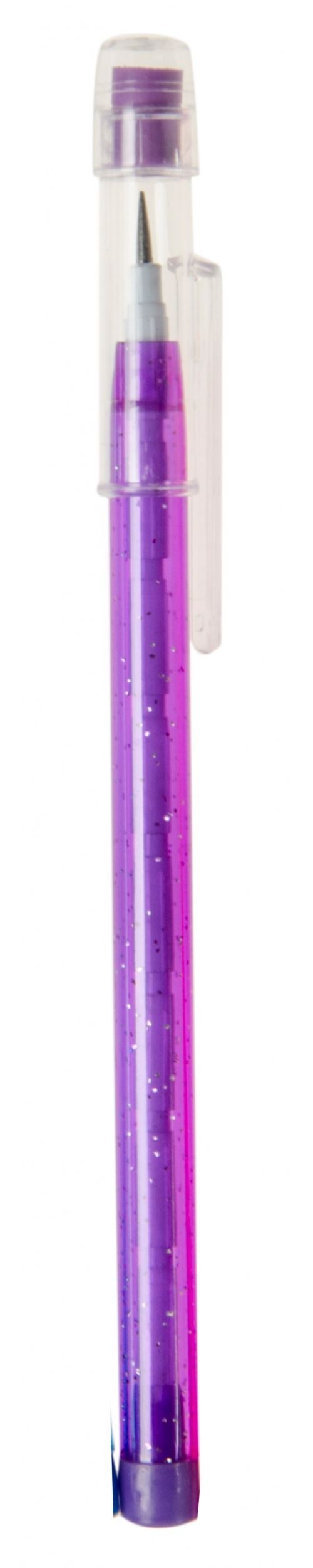 LG-Imports crayon paillettes violet 14 cm