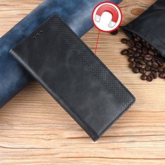 Housse Flip Cover Pour Huawei Et Honor - Étui Cuir Synthétique, Protection Complète, Recharge Sans Fil Compatible